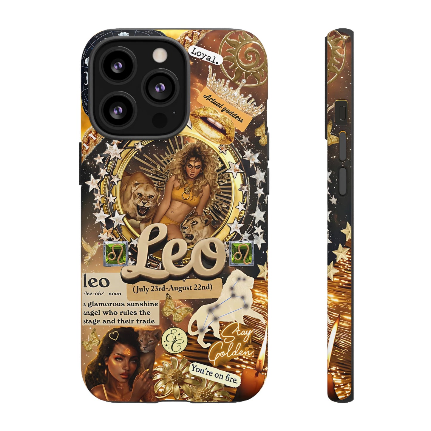 Leo Zodiac Sign Tough Phone Case