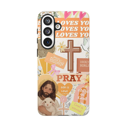 Christian Collage Tough Phone Case