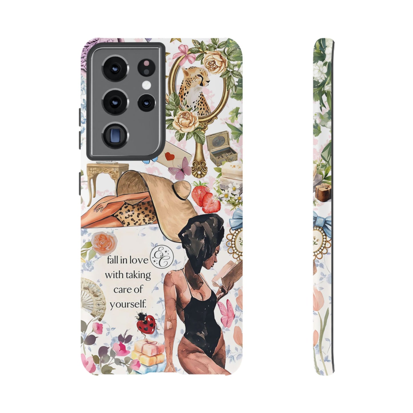 Aesthetic Coquette Collage Tough Phone Case