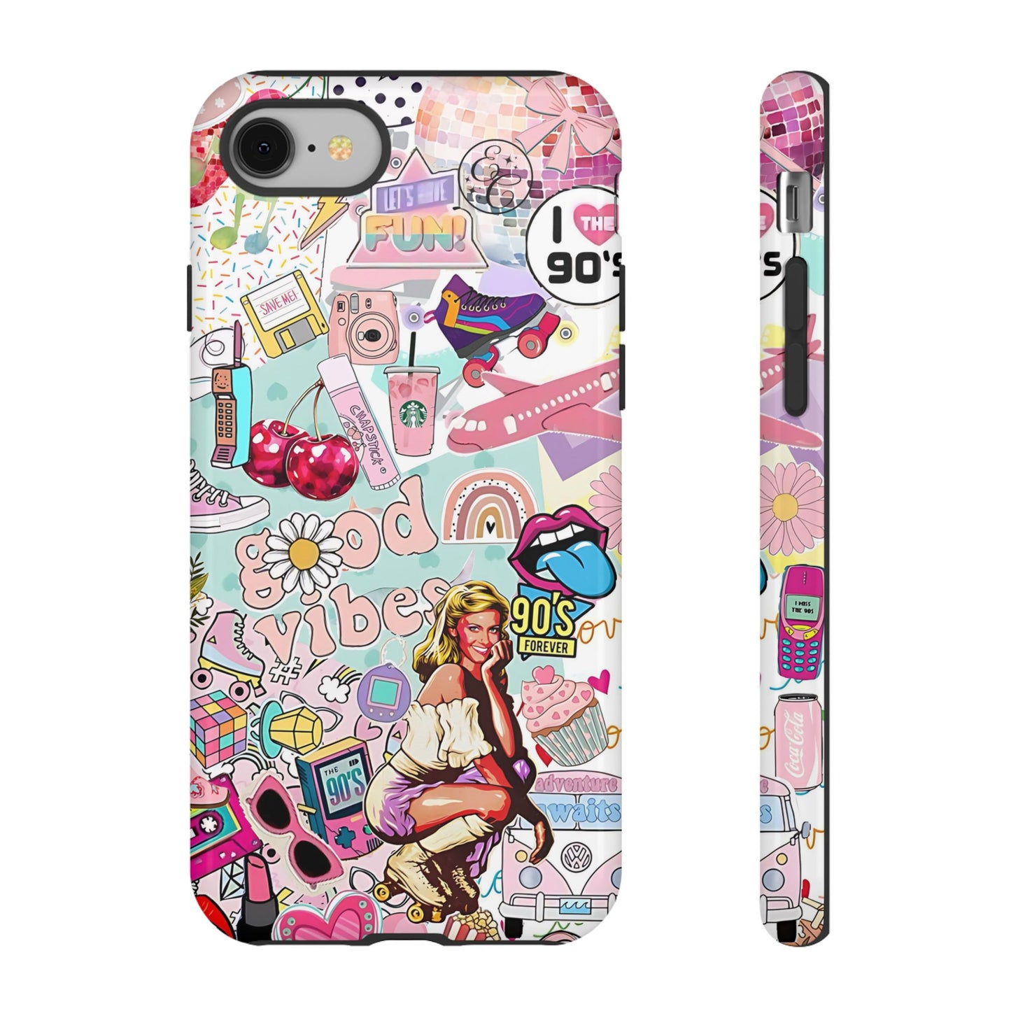 90s Nostalgia Collage Tough Phone Case