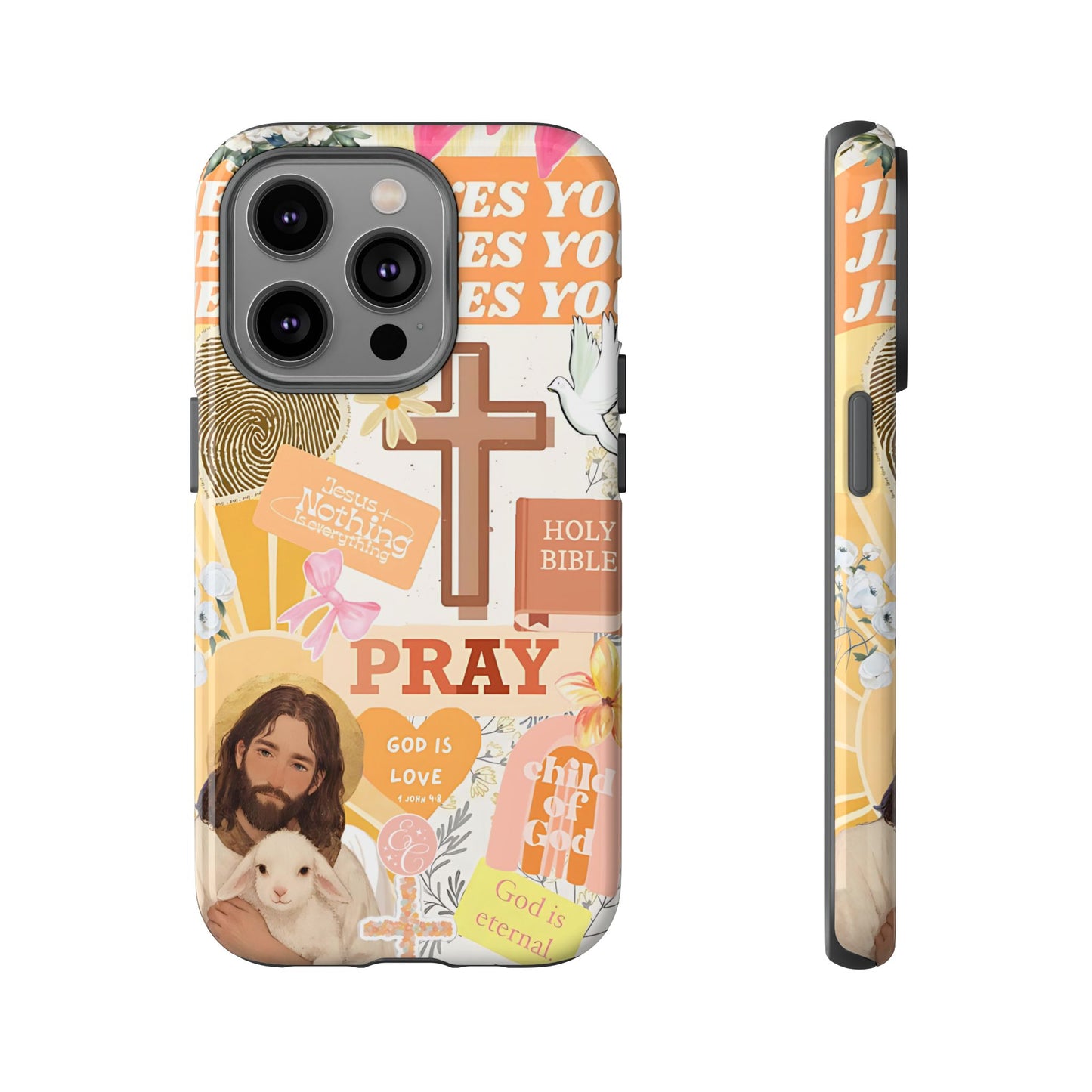 Christian Collage Tough Phone Case