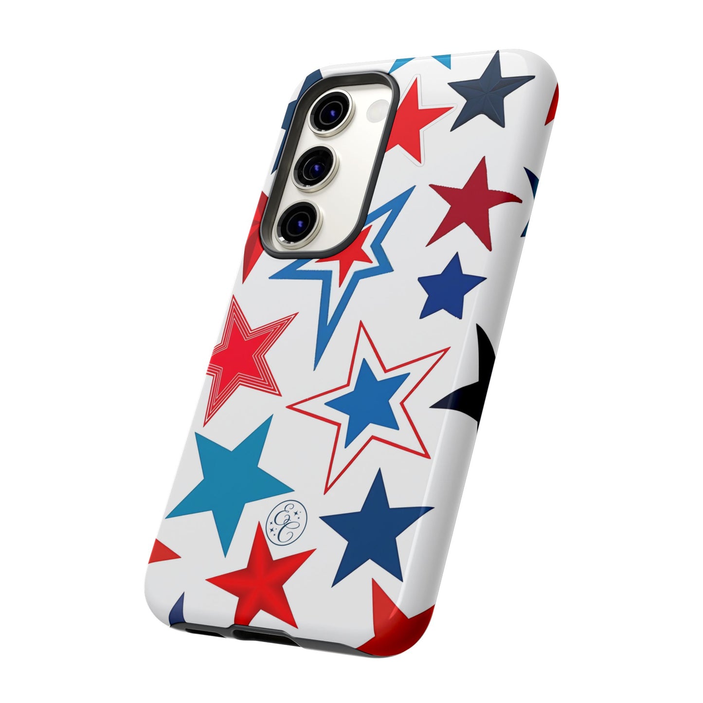 Patriotic Star Pattern Tough Phone Case