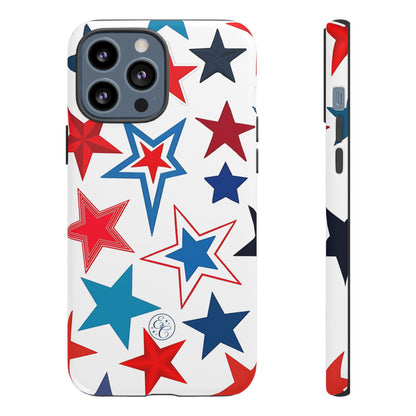 Patriotic Star Pattern Tough Phone Case