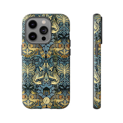 William Morris Peacock and Dragon Tough Phone Case