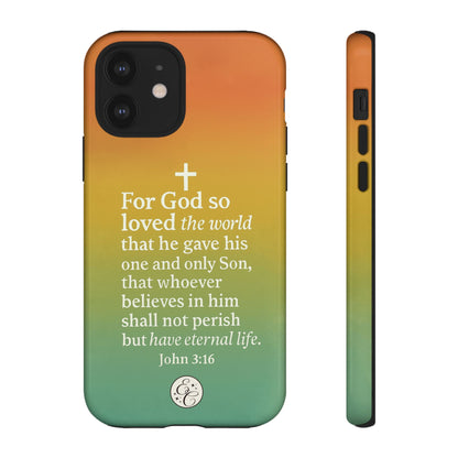 John 3:16 Tough Phone Case