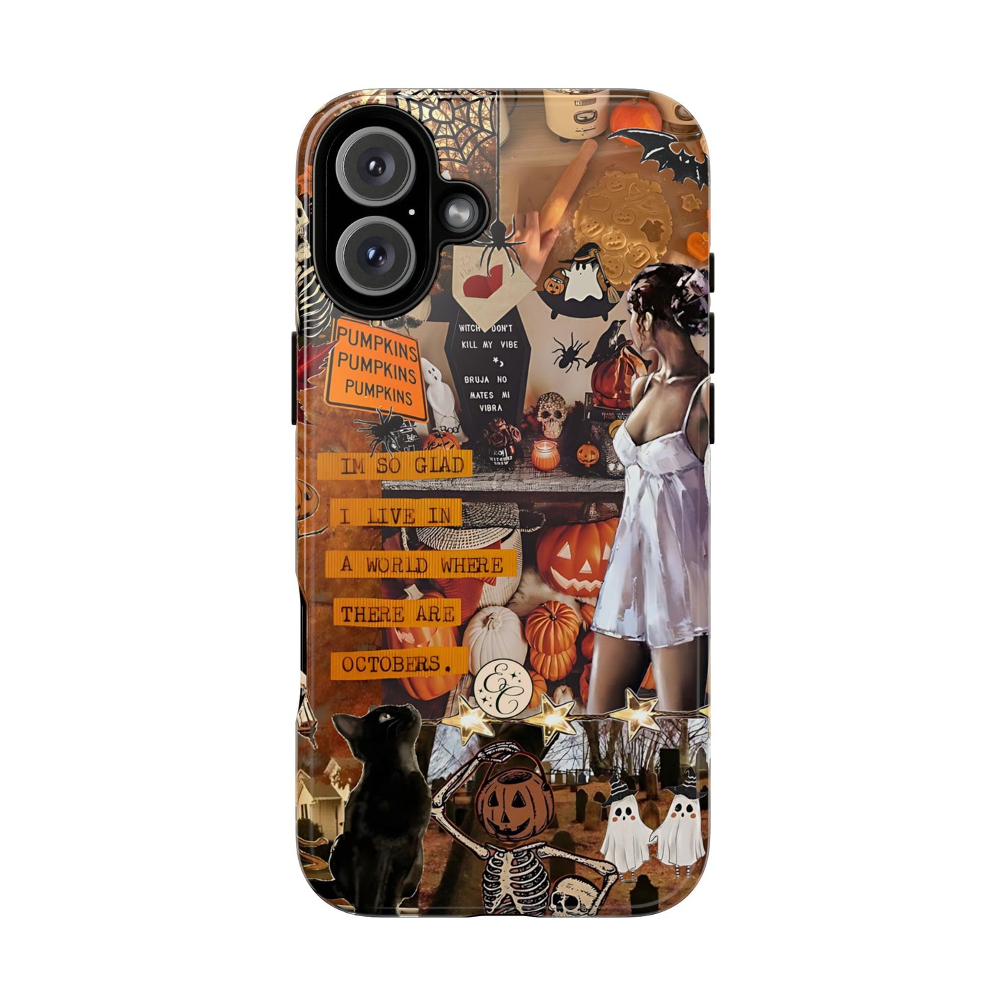 Halloween Aesthetic Collage Tough Phone Case