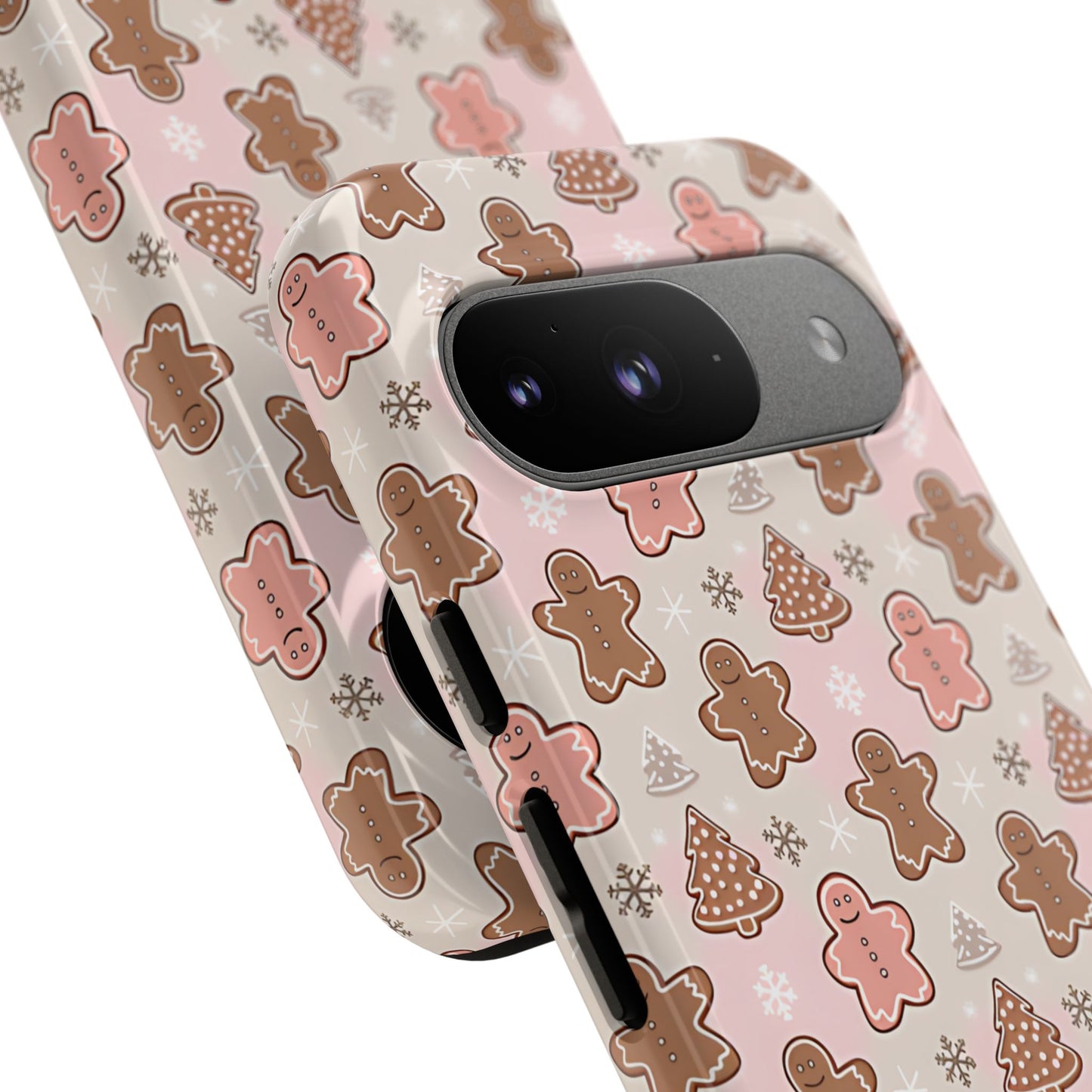 Gingerbread Men & Xmas Tree Pattern Tough Phone Case