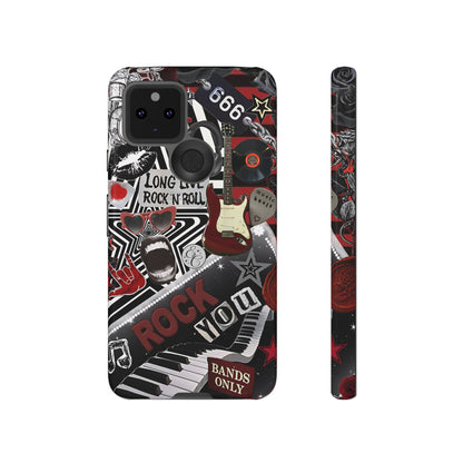 Rock and Roll Collage Tough Phone Case