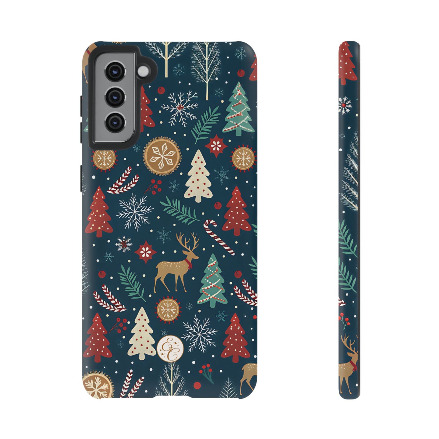 Christmas Holiday Pattern Tough Phone Case