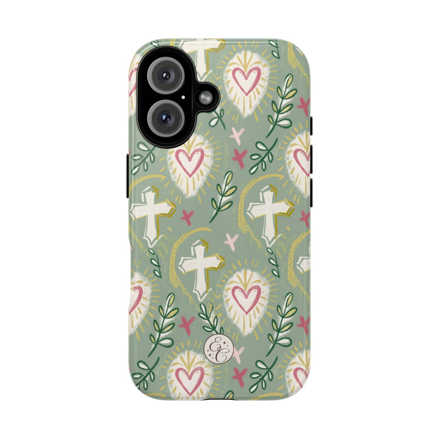Christian Cross Boho Pattern Tough Phone Case