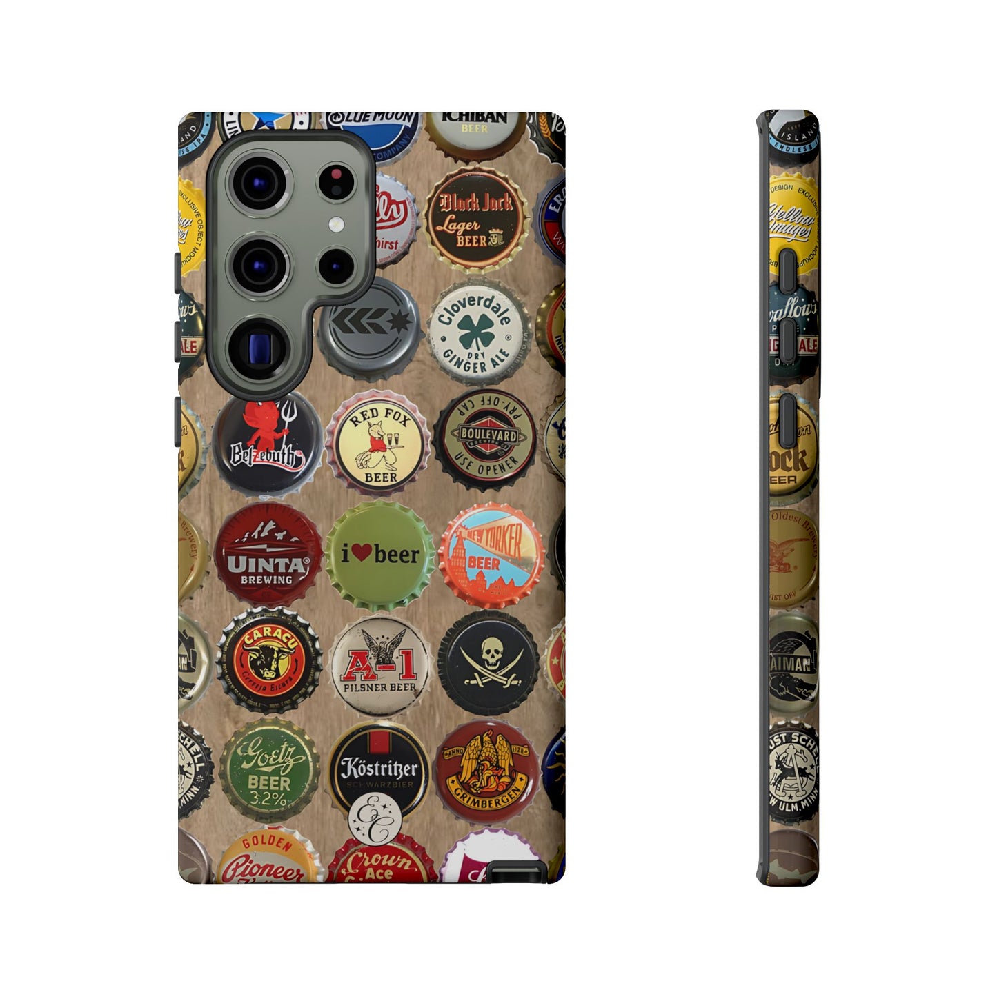 Beer Bottle Caps Tough Phone Case