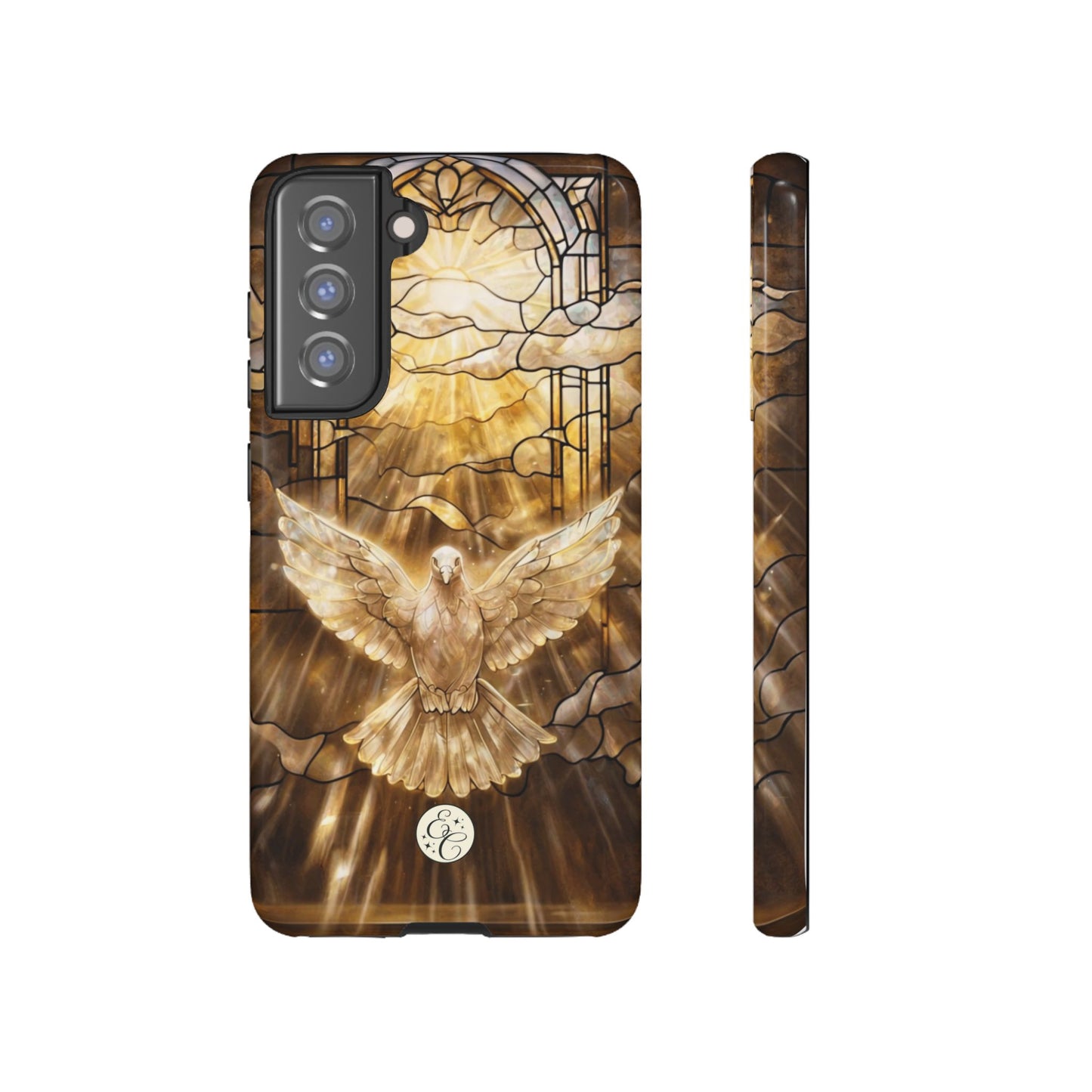 Holy Spirit Stained Glass Tough Phone Case