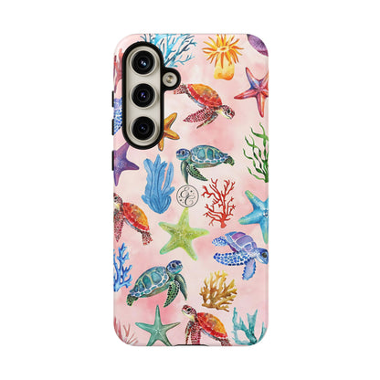 Colorful Marine Life Tough Phone Case