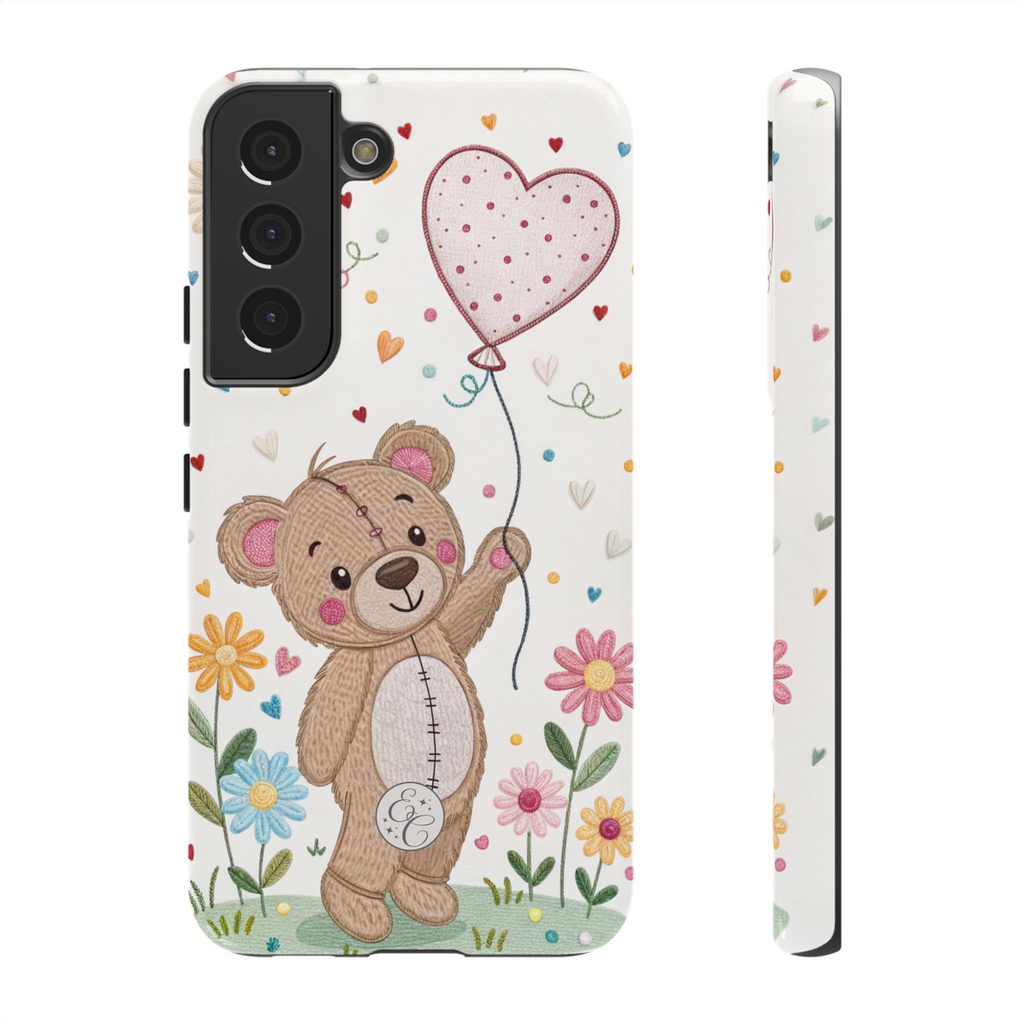 Cute Teddy Bear Tough Phone Case