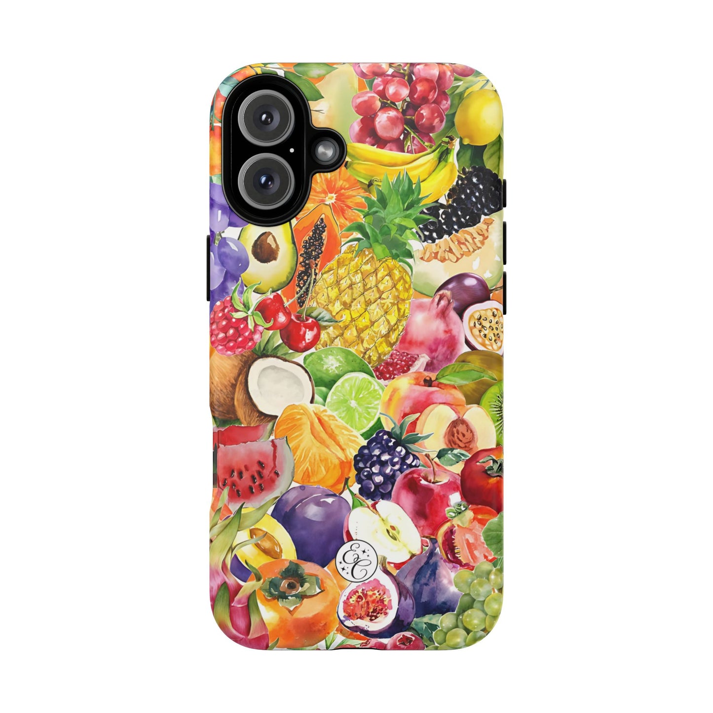 Colorful Fruits Collage Tough Phone Case