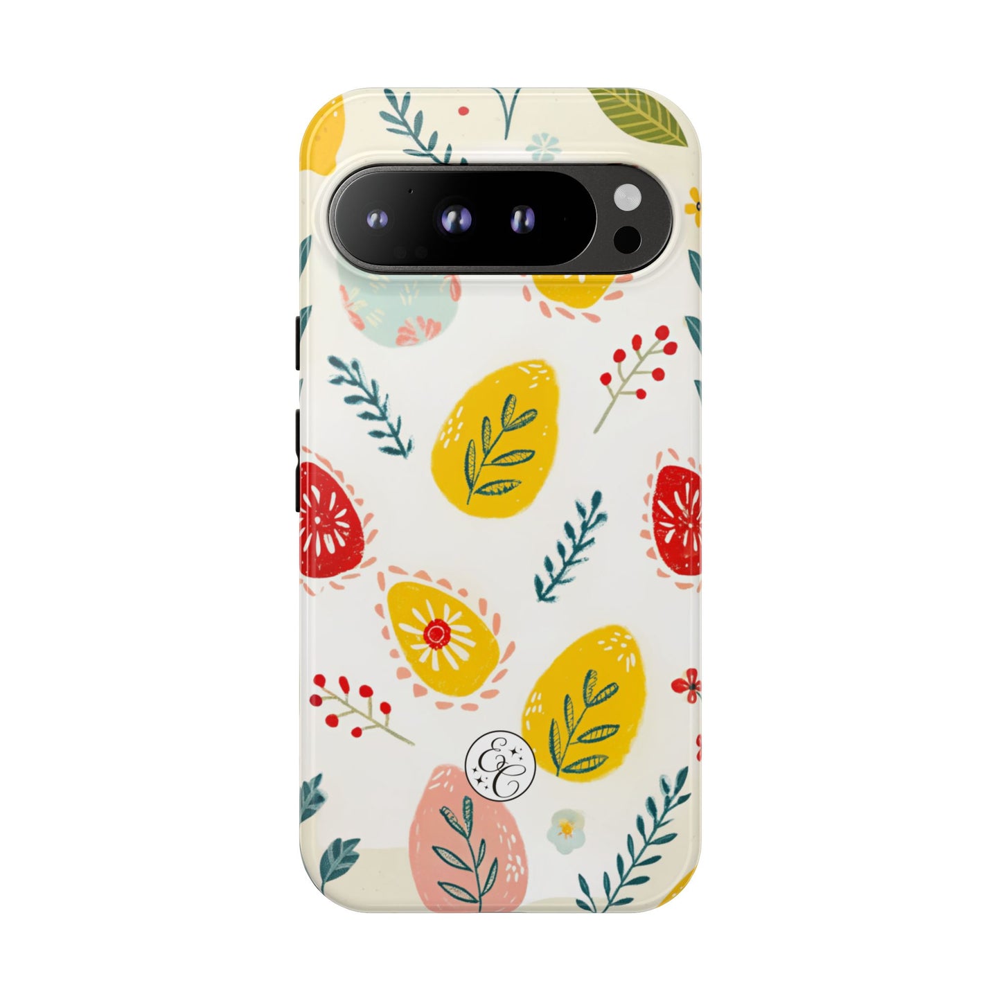 Colorful Easter Egg Pattern Tough Phone Case