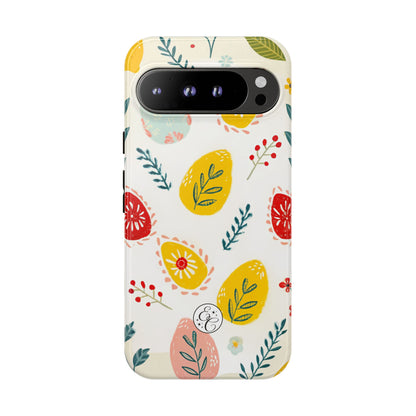 Colorful Easter Egg Pattern Tough Phone Case