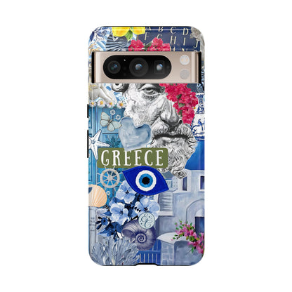 Greek Summer Collage Tough Phone Case