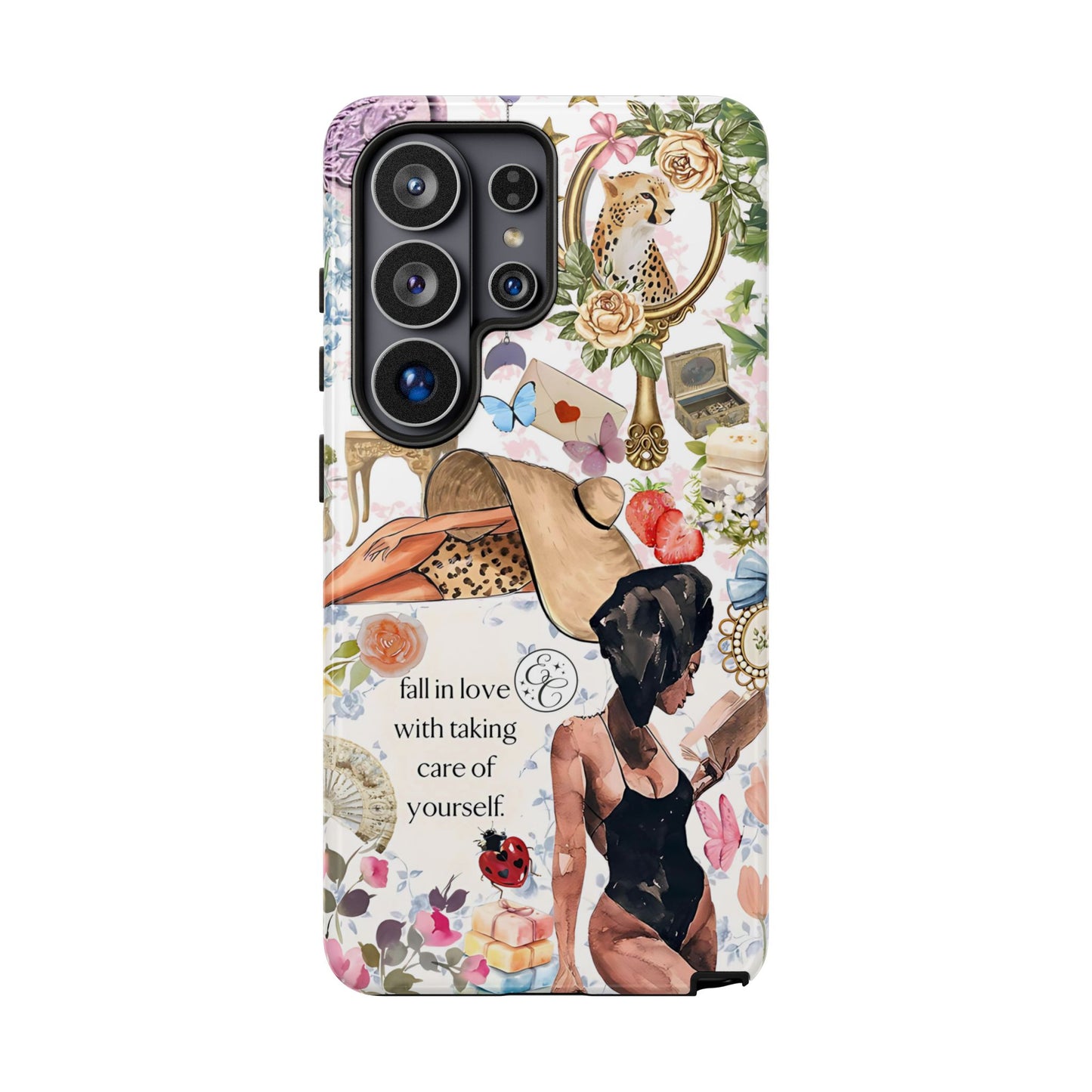 Aesthetic Coquette Collage Tough Phone Case