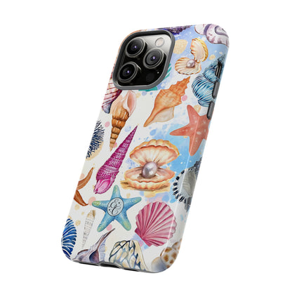 Colorful Sea Shells Tough Phone Case