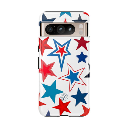 Patriotic Star Pattern Tough Phone Case