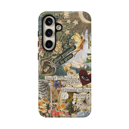 Vintage Cottage Collage Tough Phone Case