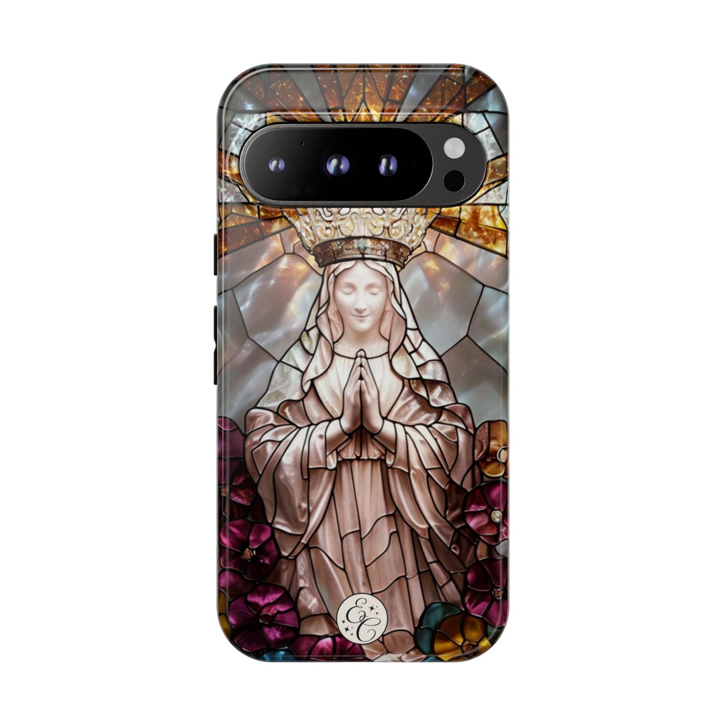 Virgin Mary Stained Glass Tough Phone Case