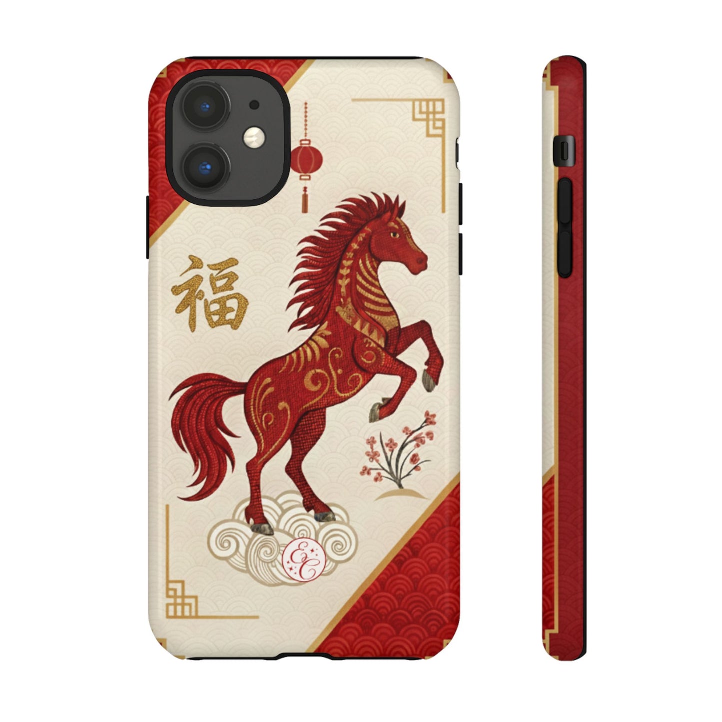 Chinese Zodiac Horse Tough Phone Case