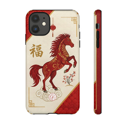 Chinese Zodiac Horse Tough Phone Case