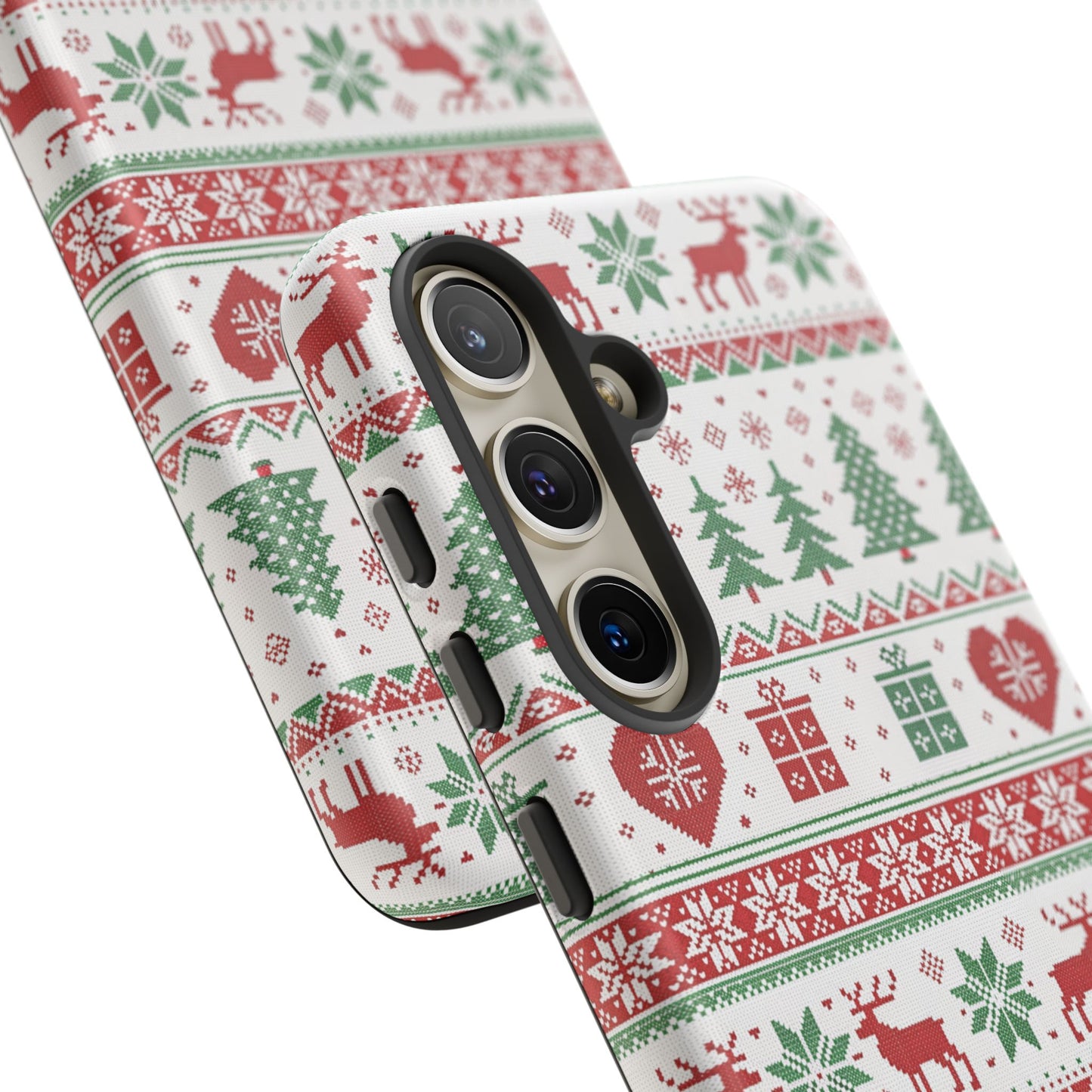 Ugly Christmas Sweater Pattern Tough Phone Case