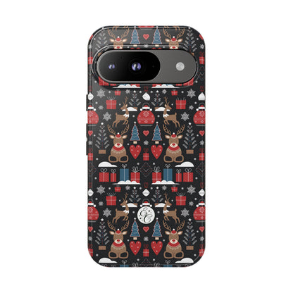 Christmas Holiday Pattern Tough Phone Case