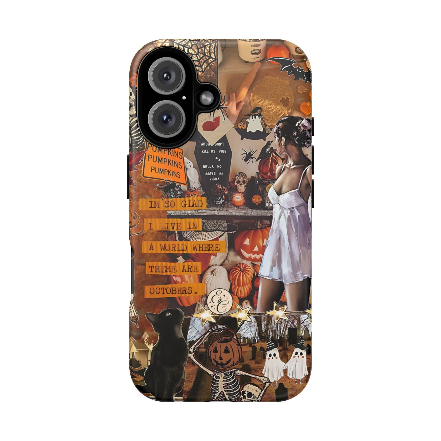 Halloween Aesthetic Collage Tough Phone Case