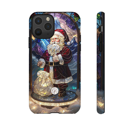 Santa Claus Stained Glass Phone Case