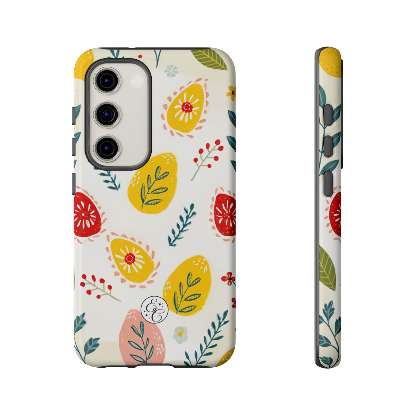 Colorful Easter Egg Pattern Tough Phone Case