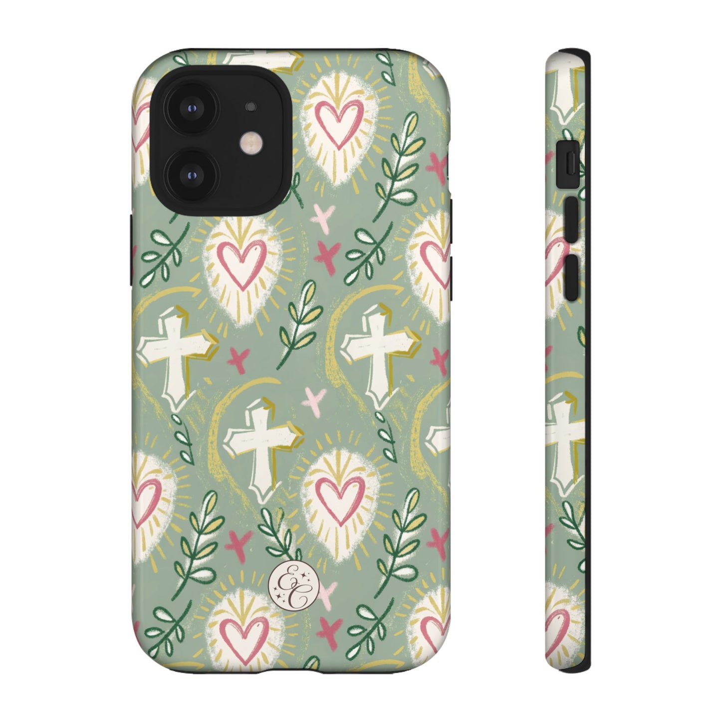 Christian Cross Boho Pattern Tough Phone Case