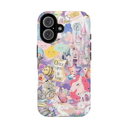 Whimsical Fairytale Collage Tough Phone Case