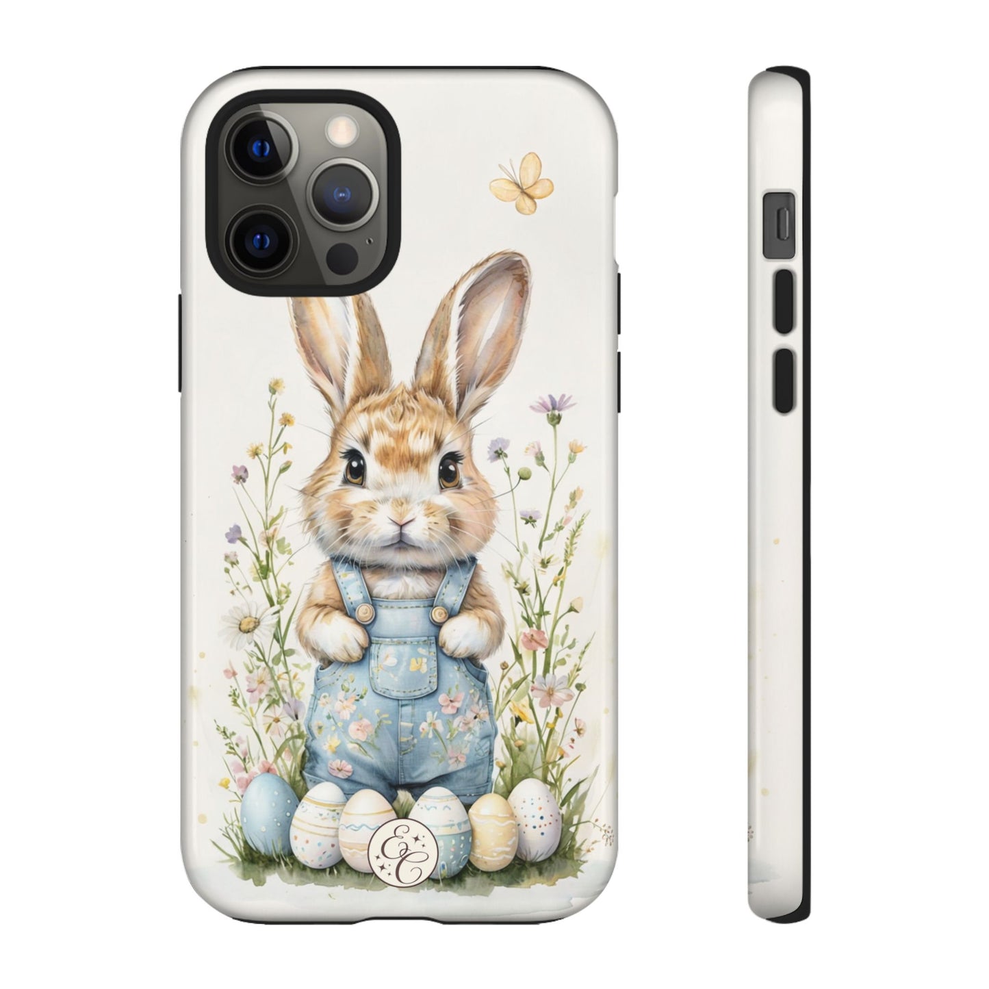 Bunny with Easter Eggs Tough Phone Case