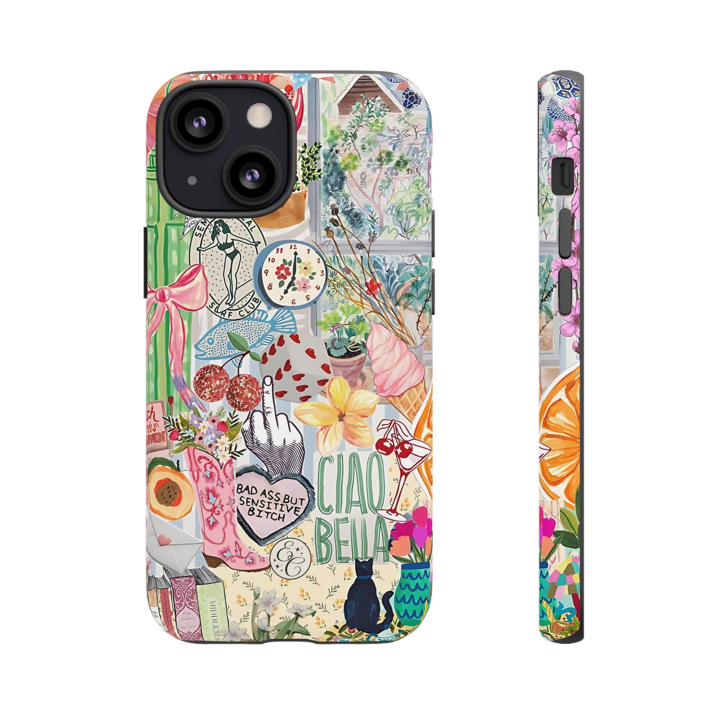 Coquette Art Collage Tough Phone Case