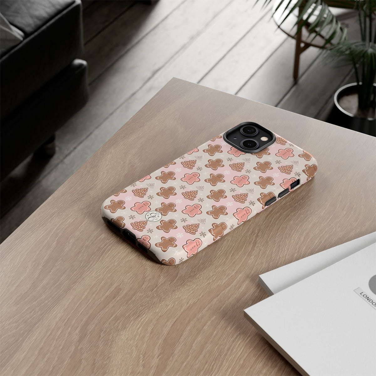 Gingerbread Men & Xmas Tree Pattern Phone Case