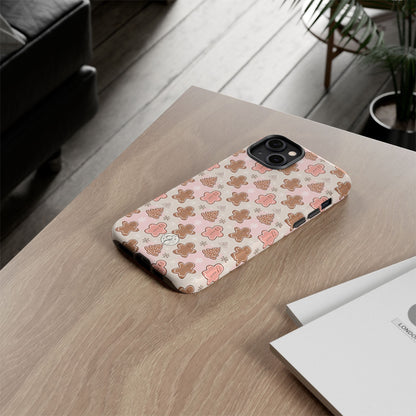 Gingerbread Men & Xmas Tree Pattern Phone Case
