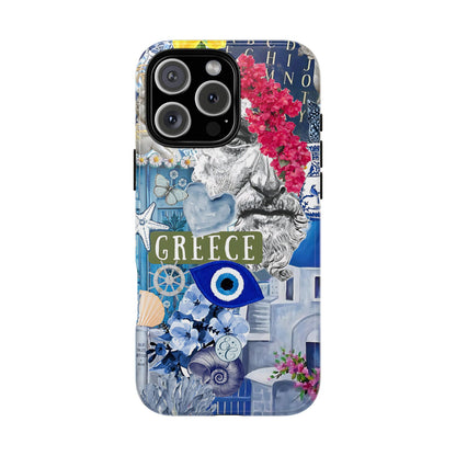 Greek Summer Collage Tough Phone Case
