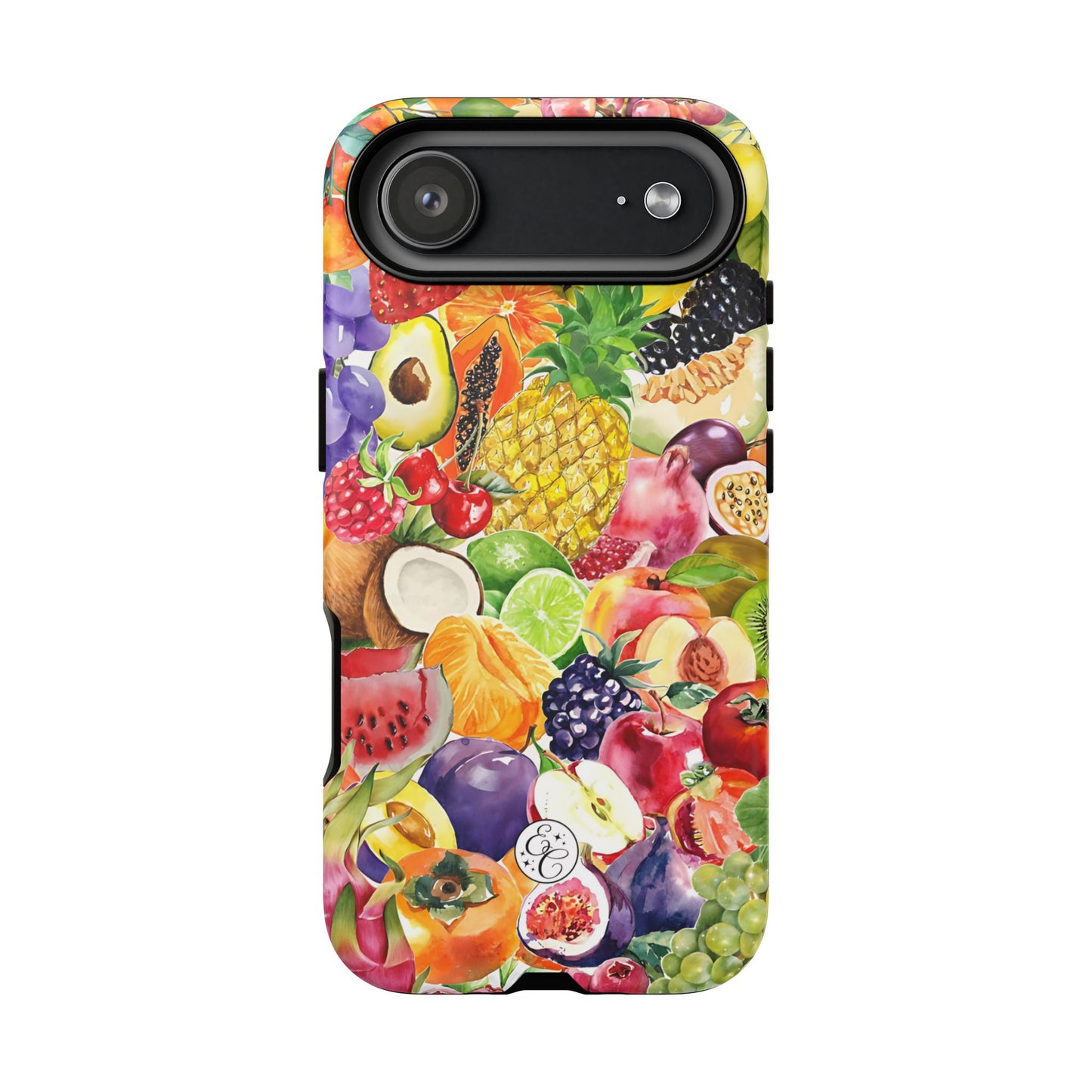 Colorful Fruits Collage Tough Phone Case