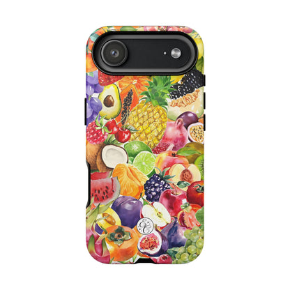 Colorful Fruits Collage Tough Phone Case