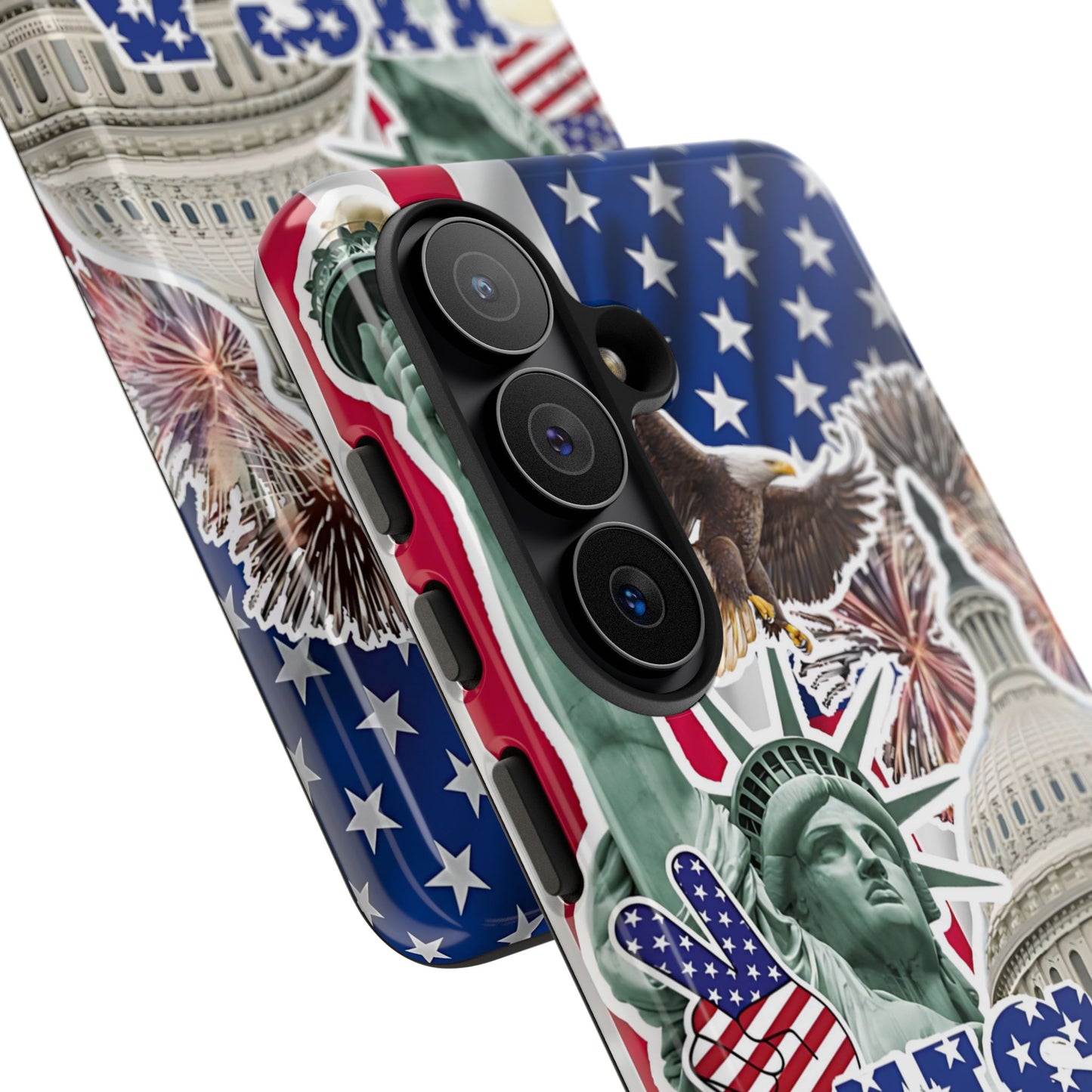 Patriotic USA Collage Tough Phone Case