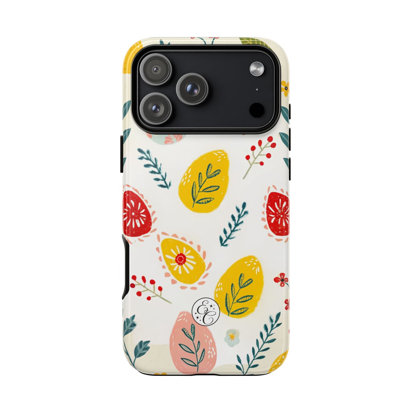 Colorful Easter Egg Pattern Tough Phone Case