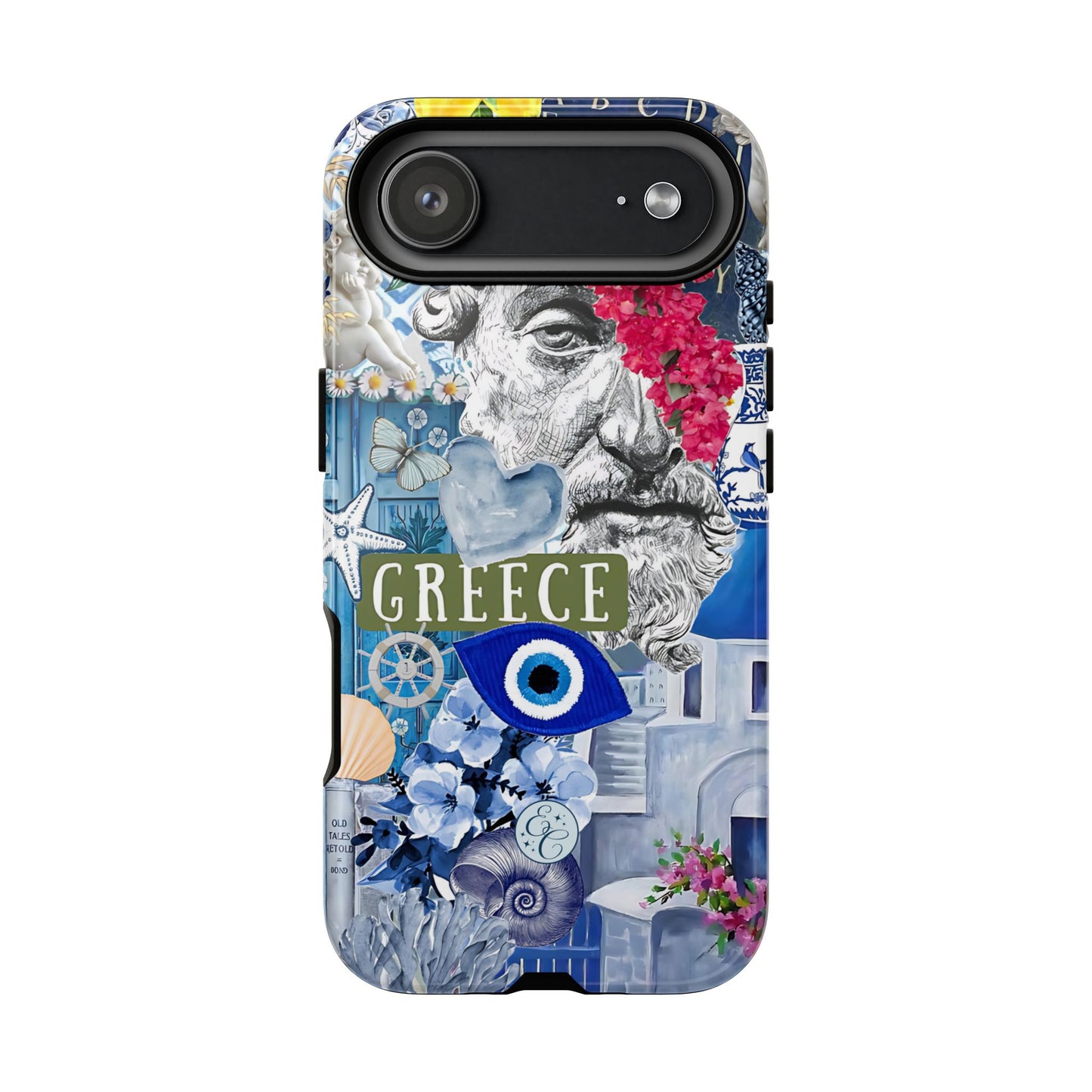 Greek Summer Collage Tough Phone Case