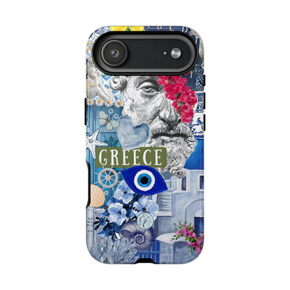 Greek Summer Collage Tough Phone Case
