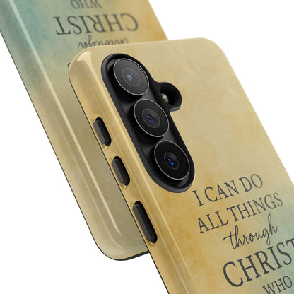 Philippians 4:13 Tough Phone Case