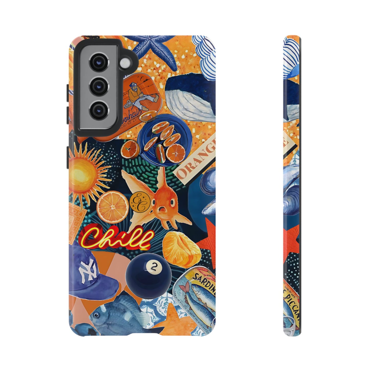 Nautical and Citrus Tough Phone Case