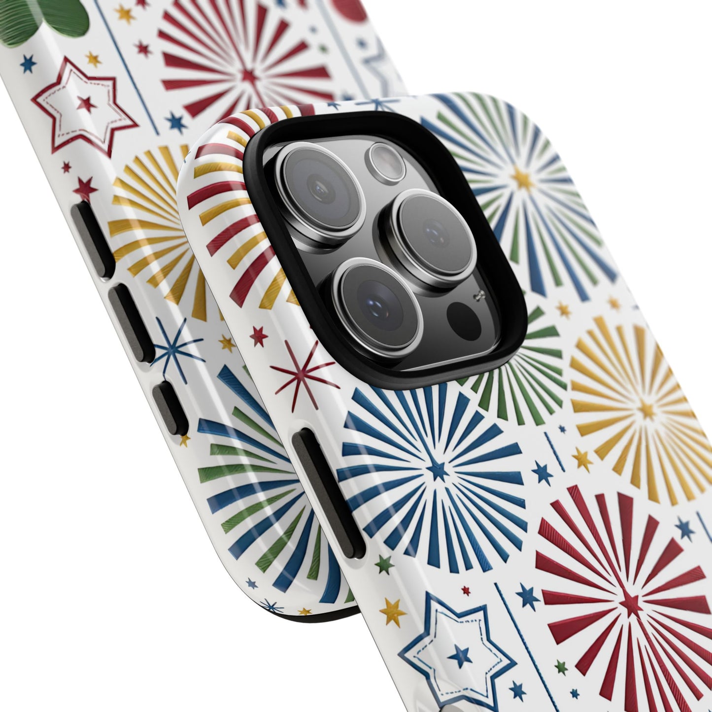 Colorful Fireworks and Stars Tough Phone Case